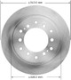 BENDIX PREMIUM DRUM AND ROTOR Disc Brake Rotor P/N:PRT6067