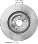 BENDIX PREMIUM DRUM AND ROTOR Disc Brake Rotor P/N:PRT5937