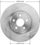 BENDIX PREMIUM DRUM AND ROTOR Disc Brake Rotor P/N:PRT6020