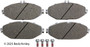 Beck/Arnley Disc Brake Pad Set P/N:085-7016