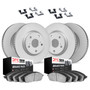 Disc Brake Kit-Geospec Rotors with 5000 Advanced Brake Pads includes Hardware