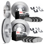 Disc Brake Kit-Rotors with 5000 Advanced Brake Pads includes Hardware fits A1