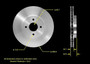 BENDIX PREMIUM DRUM AND ROTOR Disc Brake Rotor P/N:PRT5443
