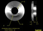 BENDIX PREMIUM DRUM AND ROTOR Disc Brake Rotor P/N:PRT1755