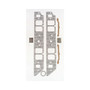 Mr Gasket Engine Intake Manifold Gasket P/N:108