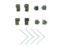 Centric Parts Disc Brake Hardware Kit P/N:117.45018