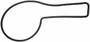 FEL-PRO Engine Water Pump Gasket P/N:35444