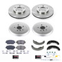 PowerStop Disc Brake Pad and Rotor / Drum Brake Shoe and Drum Kit P/N:KOE15228DK