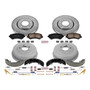 PowerStop Disc Brake Pad and Rotor / Drum Brake Shoe and Drum Kit P/N:K15013DK