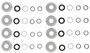 MAHLE Fuel Injection Nozzle O-Ring P/N:GS33940