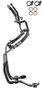 Rein Power Steering Pressure Line Hose Assembly P/N:PSH0573