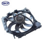 SKP Dual Radiator and Condenser Fan Assembly P/N:SK621307