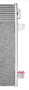 FVP Radiators & Condensers A/C Condenser P/N:CON3664