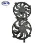 SKP Dual Radiator and Condenser Fan Assembly P/N:SK624300