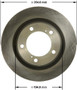 BENDIX PREMIUM DRUM AND ROTOR Disc Brake Rotor P/N:PRT5718