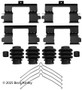 Beck/Arnley Disc Brake Hardware Kit P/N:084-1711