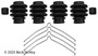 Beck/Arnley Disc Brake Hardware Kit P/N:084-1711