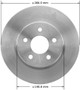 BENDIX PREMIUM DRUM AND ROTOR Disc Brake Rotor P/N:PRT1379