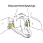 MOOG Chassis Products Suspension Control Arm Bushing K6670 - view 2
