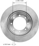 BENDIX PREMIUM DRUM AND ROTOR Disc Brake Rotor P/N:PRT5630