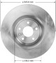 BENDIX PREMIUM DRUM AND ROTOR Disc Brake Rotor P/N:PRT5876