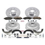 PowerStop Disc Brake Pad and Rotor / Drum Brake Shoe and Drum Kit P/N:K15263DK