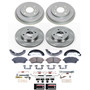 PowerStop Disc Brake Pad and Rotor / Drum Brake Shoe and Drum Kit P/N:KOE15486DK