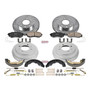 PowerStop Disc Brake Pad and Rotor / Drum Brake Shoe and Drum Kit P/N:K15158DK