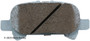 Beck/Arnley Disc Brake Pad Set P/N:085-6647