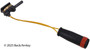 Beck/Arnley Disc Brake Pad Wear Sensor P/N:084-1526