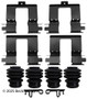 Beck/Arnley Disc Brake Hardware Kit P/N:084-1629