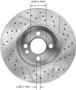 BENDIX PREMIUM DRUM AND ROTOR Disc Brake Rotor P/N:PRT5963