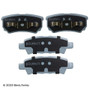 Beck/Arnley Disc Brake Pad Set P/N:085-1848