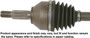 CARDONE Reman CV Axle Assembly P/N:60-2165