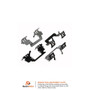 FVP Brake Hardware Disc Brake Caliper Abutment Service Kit,Disc Brake Hardware Kit P/N:FHP1056