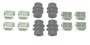 Better Brake Parts Disc Brake Hardware Kit P/N:5862K
