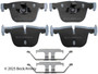 Beck/Arnley Disc Brake Pad Set P/N:085-7020A