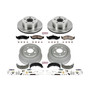 PowerStop Disc Brake Pad and Rotor / Drum Brake Shoe and Drum Kit P/N:KOE15073DK