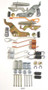 Better Brake Parts Drum Brake Hardware Kit P/N:2427K
