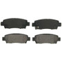 FVP Friction Disc Brake Pad Set P/N:FVC672