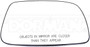 Dorman - HELP Door Mirror Glass P/N:56160