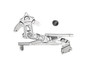 AISIN Window Regulator P/N:RPF-001