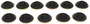 MAHLE Engine Valve Cover Grommet Set P/N:B45877