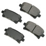 Disc Brake Pad Set-ProACT Ultra Premium Ceramic Pads Akebono ACT1430