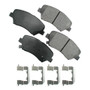 Disc Brake Pad Set-ProACT Ultra Premium Ceramic Pads Akebono ACT1543