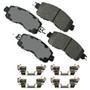 Akebono ProACT Disc Brake Pad Set P/N:ACT1650