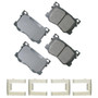 Akebono ProACT Disc Brake Pad Set P/N:ACT1799