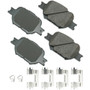 Akebono ProACT Disc Brake Pad Set P/N:ACT817A