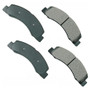 Disc Brake Pad Set-ProACT Ultra Premium Ceramic Pads Akebono ACT824