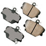 Akebono EURO Disc Brake Pad Set P/N:EUR1252